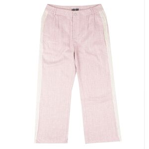 Lifted Anchors Tweed Track Pants Dust Rose